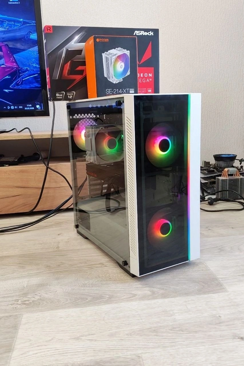 Продам системный блок Ryzen 5 2600x и Vega 56 8 GB